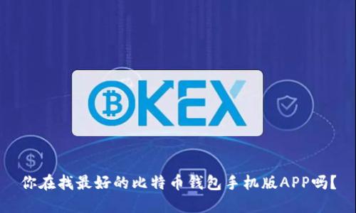 你在找最好的比特币钱包手机版APP吗？